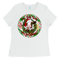 White Christmas cow bells ring are you listening Ladies Tee - Artiststas