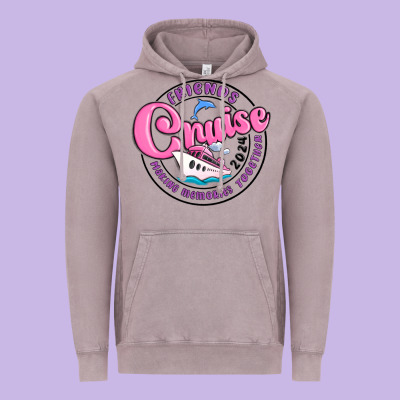 Friends 2024 Cruise Vintage Hoodie Designed By Maliassmallbusiness