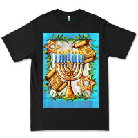 Black candlestick with parchment Premium Tee - AdoDesignShop