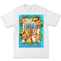 White candlestick with parchment Premium Tee - AdoDesignShop