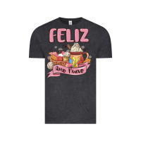 Vintage Black mexican new year Vintage Tee - MaliasSmallBusiness
