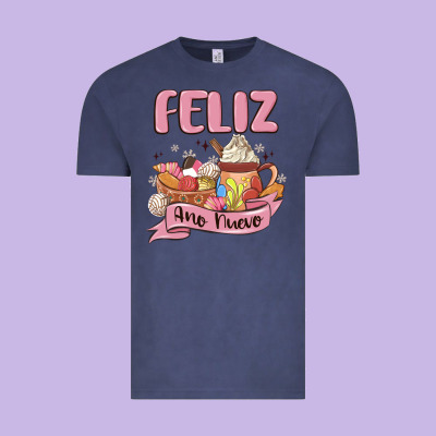 Mexican New Year Vintage Tee Designed By Maliassmallbusiness
