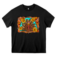 Black Thanksgiving Turkey Heavy Core Tee - Artiststas