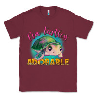 Burgundy im turtley adorable Classic Tee - NancyCooperArtShop