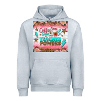 Heather Grey coffee gives me teacher powers tumbler Urban Hoodie - BundleAndBundleShop
