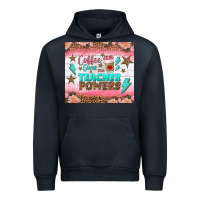 Navy coffee gives me teacher powers tumbler Urban Hoodie - BundleAndBundleShop
