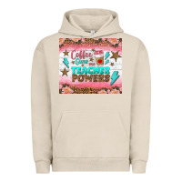 Pigment French Oak coffee gives me teacher powers tumbler Urban Hoodie - BundleAndBundleShop
