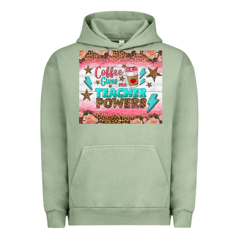 Coffee Gives Me Teacher Powers Tumbler Urban Hoodie by BundleAndBundleShop | Teevron
