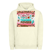 Pigment Pistachio coffee gives me teacher powers tumbler Urban Hoodie - BundleAndBundleShop