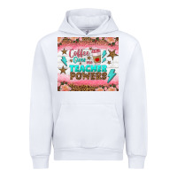 White coffee gives me teacher powers tumbler Urban Hoodie - BundleAndBundleShop
