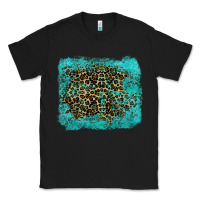 Black leopard turquoise Classic Tee - RanaPortraitStore