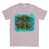 Lilac leopard turquoise Classic Tee - RanaPortraitStore