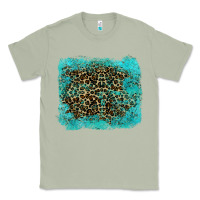 Matcha leopard turquoise Classic Tee - RanaPortraitStore