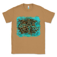 Toasted Coconut leopard turquoise Classic Tee - RanaPortraitStore