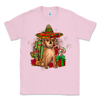 Bubblegum Pink Chihuahua Christmas Classic Tee - JahusDesignShop