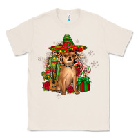 Natural Chihuahua Christmas Classic Tee - JahusDesignShop
