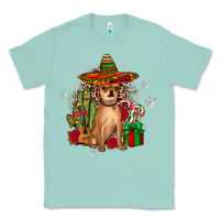 Seafoam Chihuahua Christmas Classic Tee - JahusDesignShop