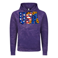 Cloud Purple usa western font Vintage Hoodie - Jasminsmagicworld