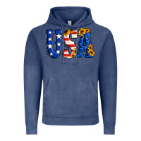 Vintage Denim usa western font Vintage Hoodie - Jasminsmagicworld