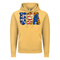 Vintage Mustard usa western font Vintage Hoodie - Jasminsmagicworld