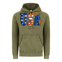Vintage Olive usa western font Vintage Hoodie - Jasminsmagicworld
