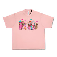 Salmon nail tech coffee cups Urban Heavy Tee - NancyCooperArtShop
