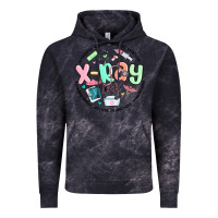Cloud Black x ray tech Vintage Hoodie - MaliasSmallBusiness