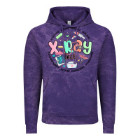 Cloud Purple x ray tech Vintage Hoodie - MaliasSmallBusiness