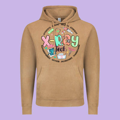 X Ray Tech Vintage Hoodie Designed By Maliassmallbusiness