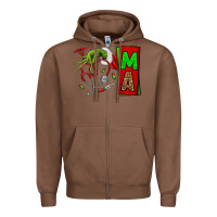 Chestnut Christmas Character Nurse Zipper Hoodie - NancyCooperArtShop