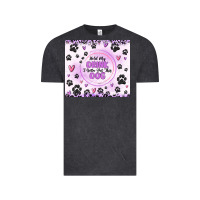 Vintage Black hold my drink i gotta pet this dog Vintage Tee - MaliasSmallBusiness