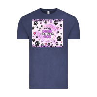 Vintage Denim hold my drink i gotta pet this dog Vintage Tee - MaliasSmallBusiness