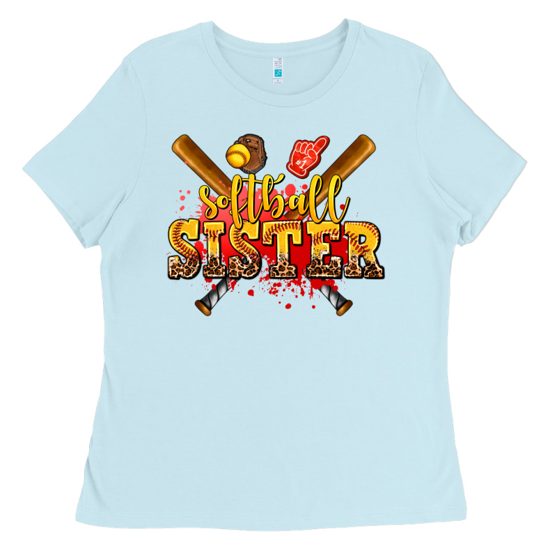 Softball Sister Ladies Tee by AdoDesignShop | Teevron
