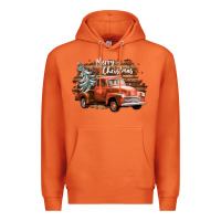 Carrot merry christmas truck Premium Hoodie - CowGirlArtShop