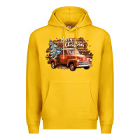 Lemon merry christmas truck Premium Hoodie - CowGirlArtShop
