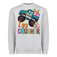 Heather Grey Egg Crusher Heavyweight Sweatshirt - BundleAndBundleShop