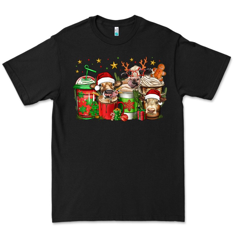 Christmas Cows Coffee Premium Tee by Jasminsmagicworld | Teevron