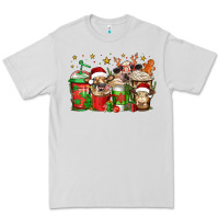 Dove Grey christmas cows coffee Premium Tee - Jasminsmagicworld