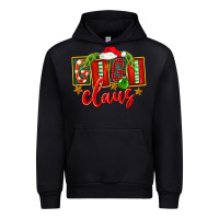 Black Christmas Gigi Claus Urban Hoodie - FaDigitalArtStudio