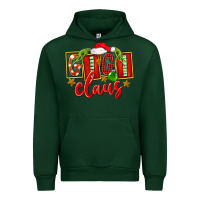 Forest Green Christmas Gigi Claus Urban Hoodie - FaDigitalArtStudio