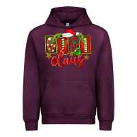 Mauve Wine Christmas Gigi Claus Urban Hoodie - FaDigitalArtStudio