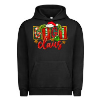 Pigment Black Christmas Gigi Claus Urban Hoodie - FaDigitalArtStudio
