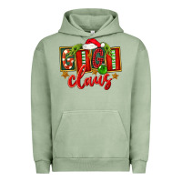 Pigment Oil Green Christmas Gigi Claus Urban Hoodie - FaDigitalArtStudio