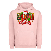 Pigment Salmon Christmas Gigi Claus Urban Hoodie - FaDigitalArtStudio
