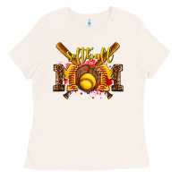 Bone softball mom Ladies Tee - AdoDesignShop