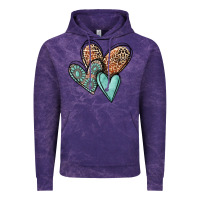 Cloud Purple western love hearts Vintage Hoodie - MaliasSmallBusiness