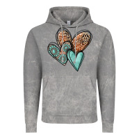 Western Love Hearts Vintage Hoodie | Teevron