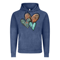 Vintage Denim western love hearts Vintage Hoodie - MaliasSmallBusiness