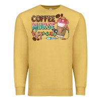 Antique Gold coffee nurse repeat Premium Sweatshirt - CowGirlArtShop