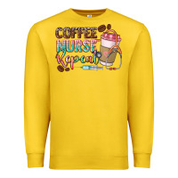 Lemon coffee nurse repeat Premium Sweatshirt - CowGirlArtShop